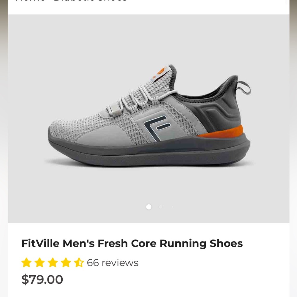 FitVillq Men’s size 11 Extra Wide only wore a few times almost new condition